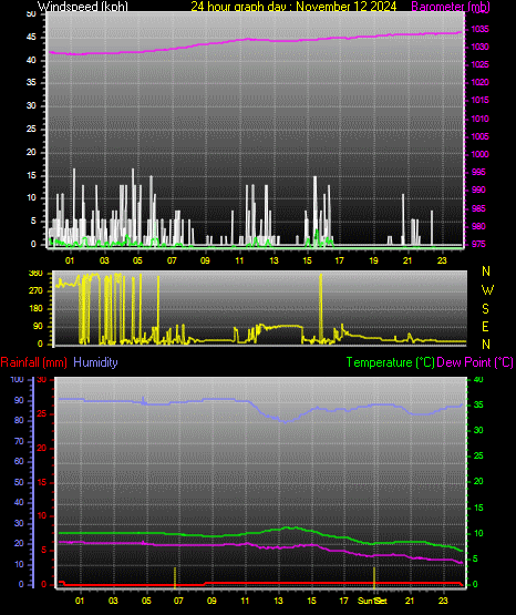 24 Hour Graph for Day 12