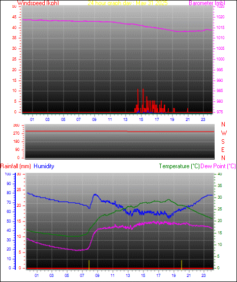 24 Hour Graph for Day 31