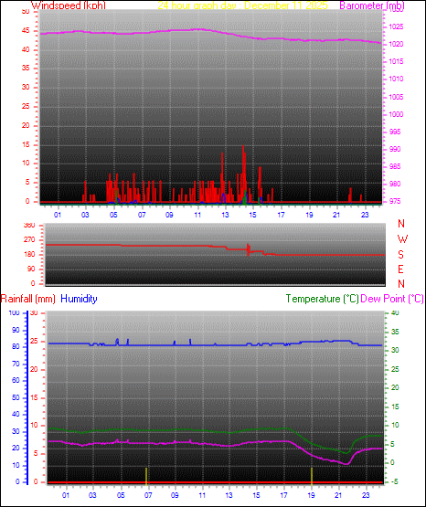 24 Hour Graph for Day 11