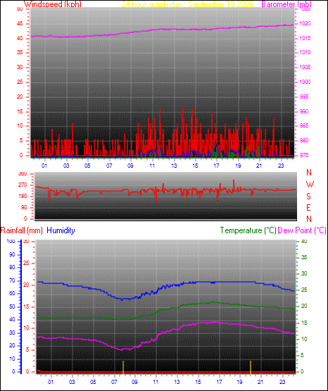 24 Hour Graph for Day 19
