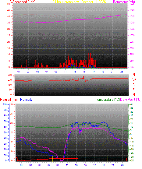 24 Hour Graph for Day 11